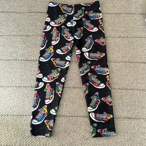 Dori Creations girls sneaker print leggings size 4T